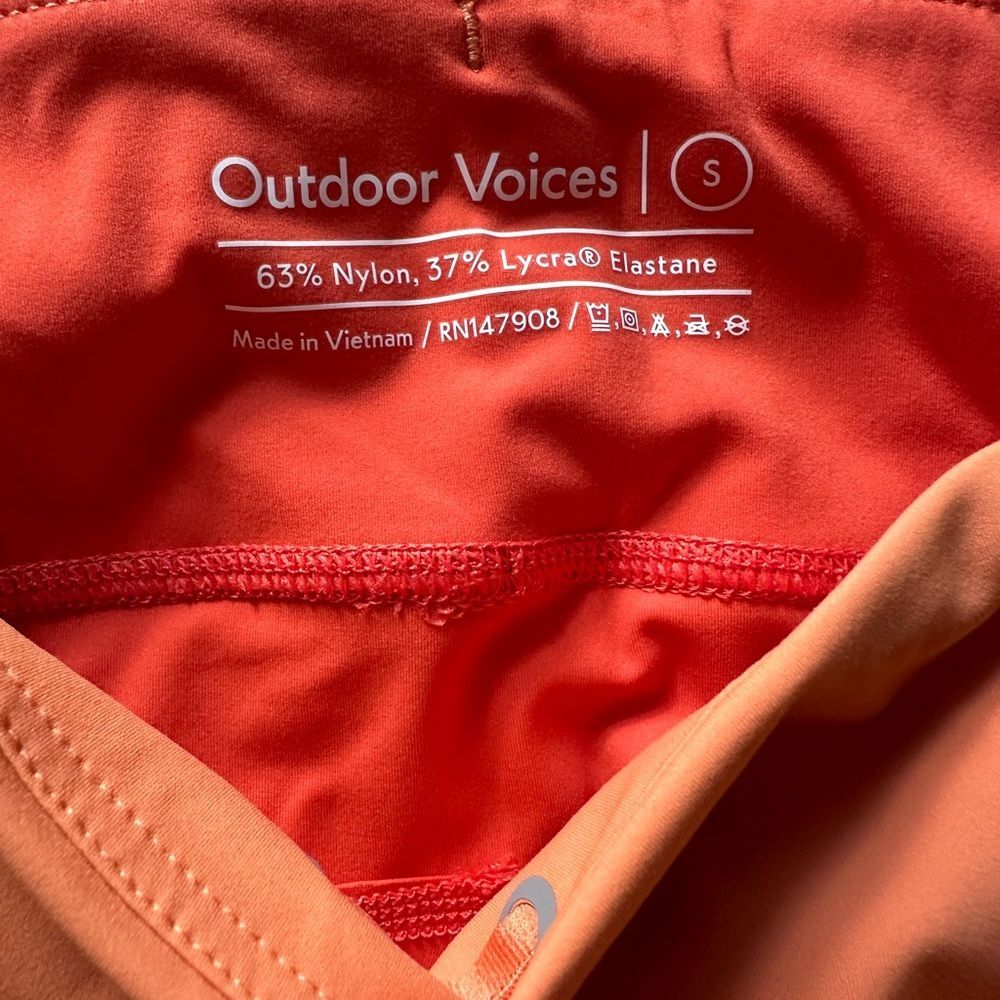 Outdoor Voices SuperForm Zoom 7/8 High Rise Leggings Size S - Picture 5 of 8